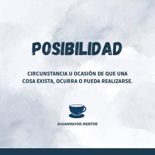 Nuestra creencia en la posibilidad de lograr algo es crucial para alcanzar nuestros objetivos. 

#psicología #posibilidad #creencia #éxito #tazadiariadereflexion
