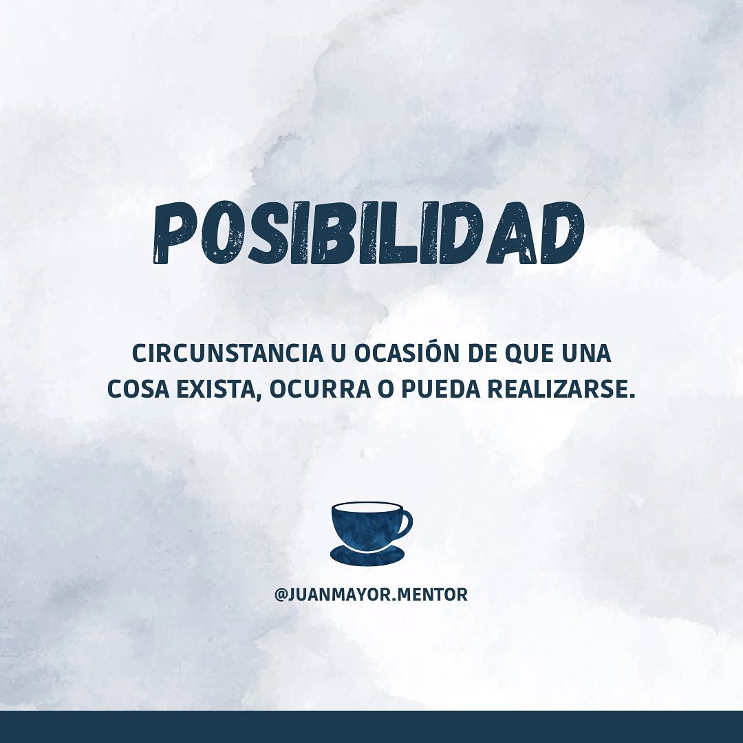 Nuestra creencia en la posibilidad de lograr algo es crucial para alcanzar nuestros objetivos. 

#psicología #posibilidad #creencia #éxito #tazadiariadereflexion